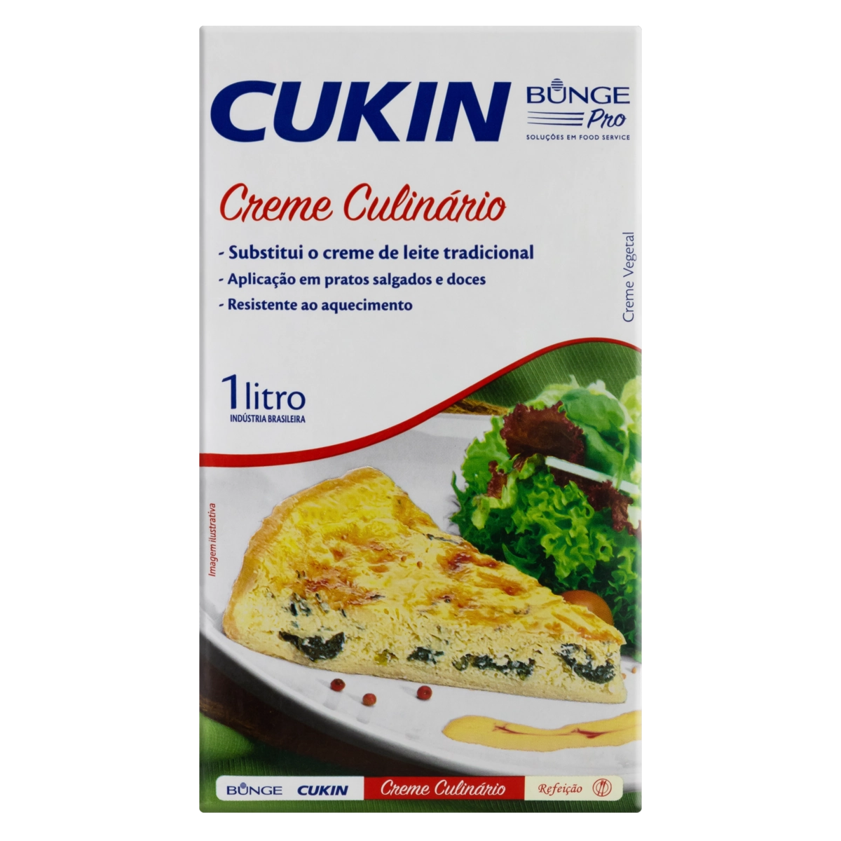 Creme Culinário Cukin Caixa 1l