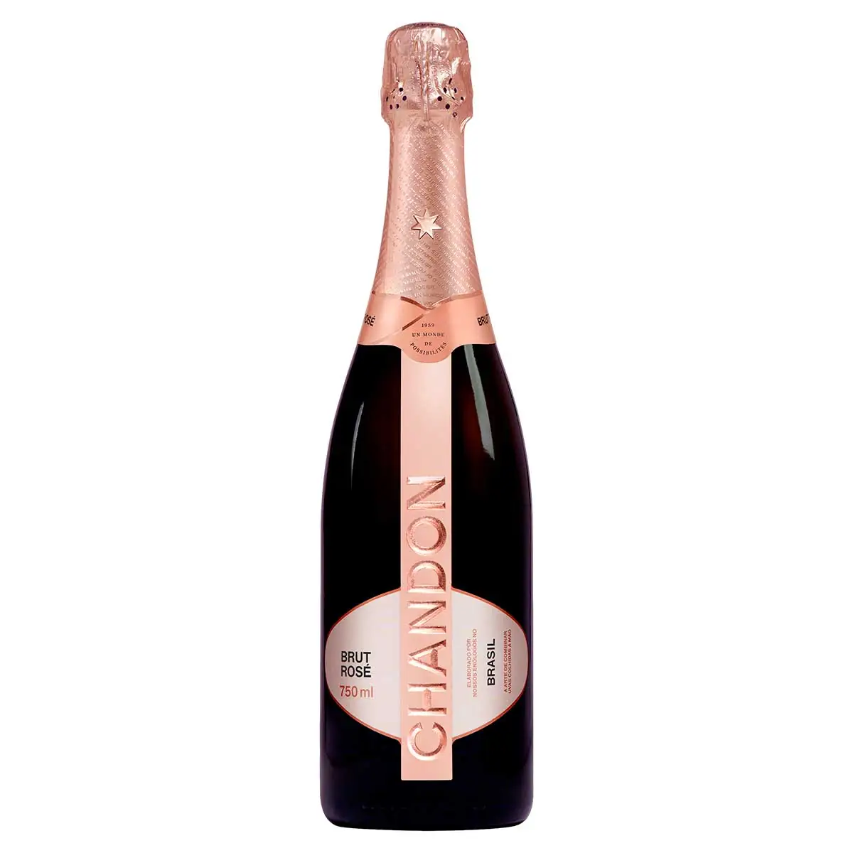 Espumante Brasileiro Chandon Brut Rosé Garrafa 750ml