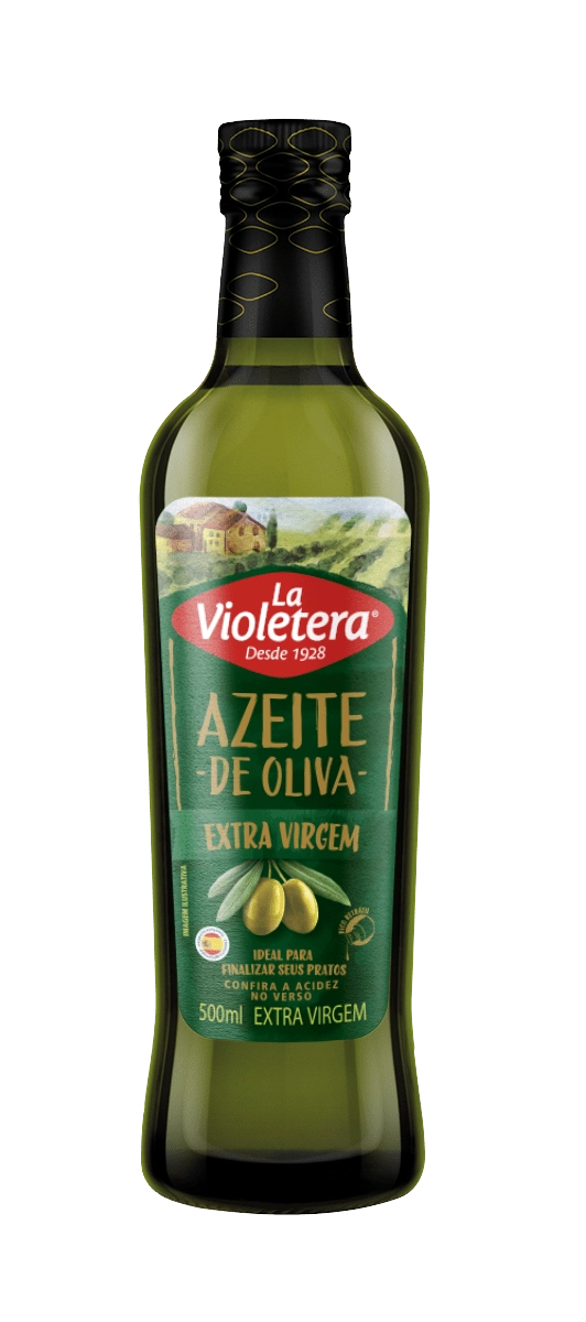 Azeite De Oliva Extra Virgem Espanhol La Violetera Vidro 500ml