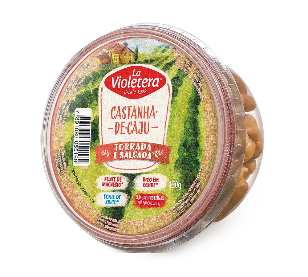 Castanha Caju La Violetera 150g Tor/salg