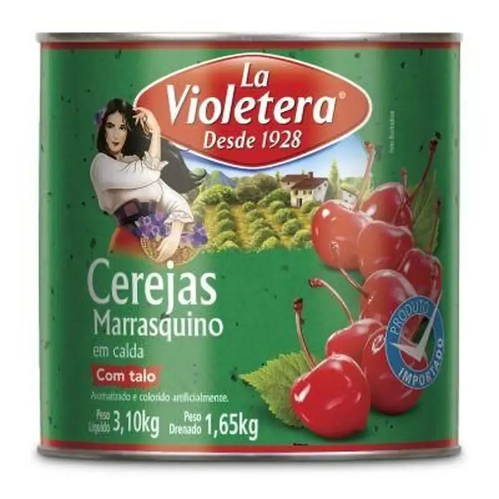 Cereja La Viotera Marrasquino 3,10kg Lata