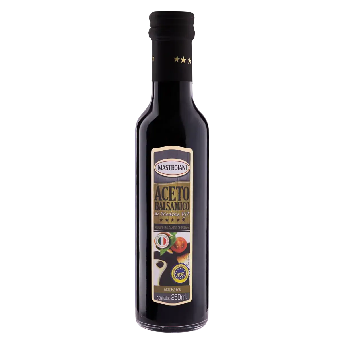 Vinagre Balsâmico Modena Mastroiani Vidro 250ml