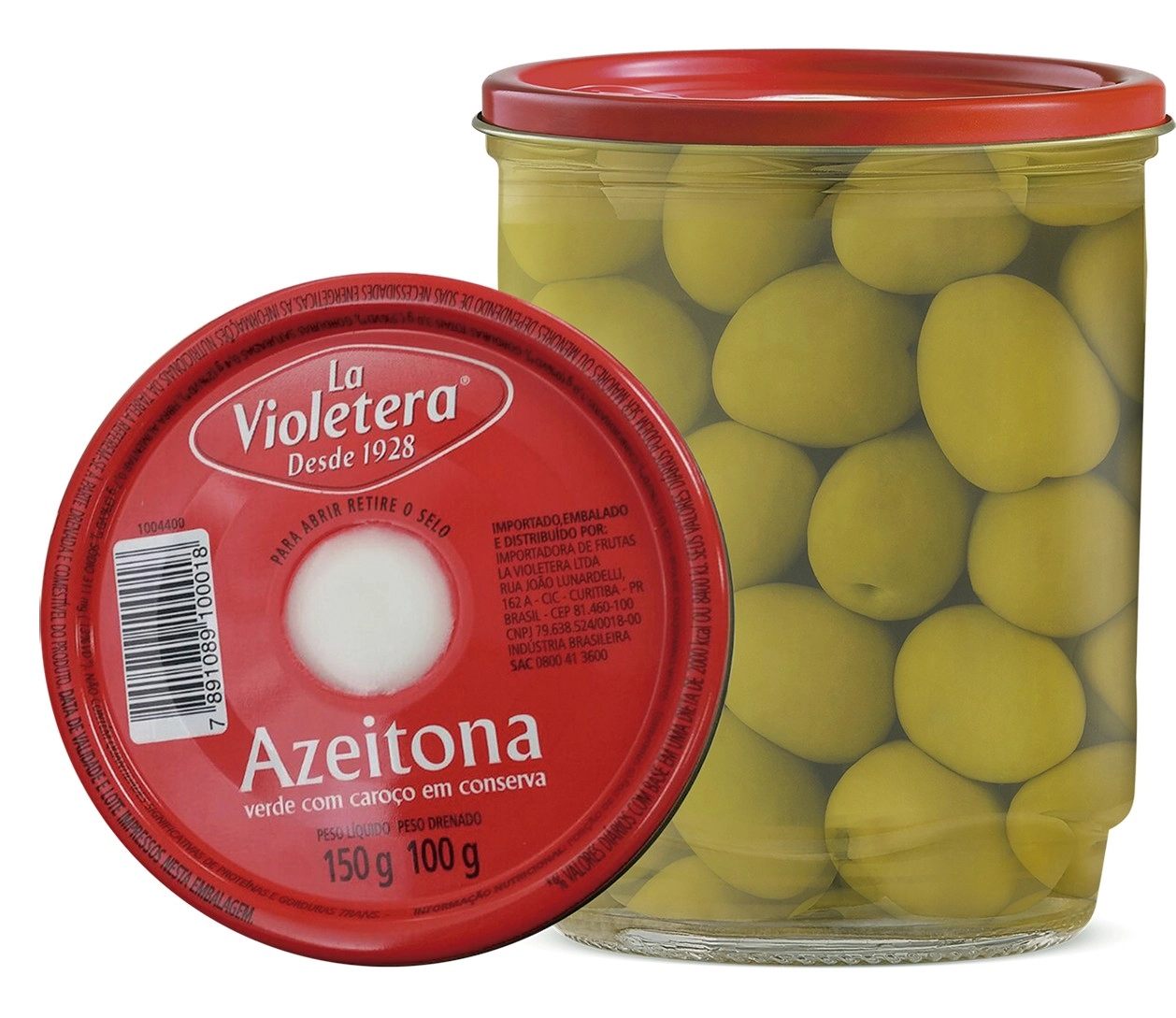 Azeitona V La Violetera Sache 24x | Azeitona Verde Sache La Violet