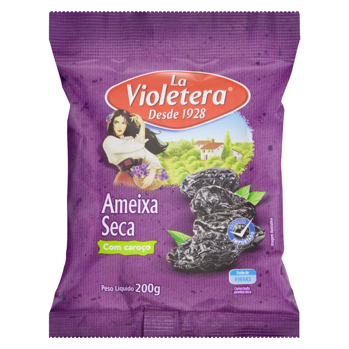 Ameixa Seca La Violetera 200g C/car