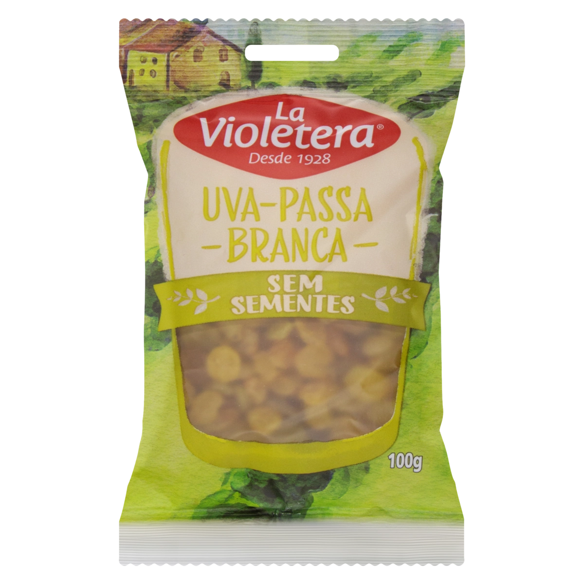Uva Passa Branca Sem Semente La Violetera Pacote 100g