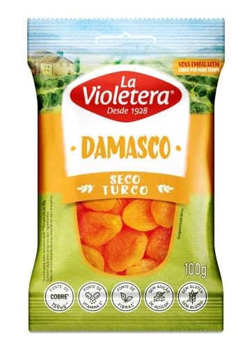 Damasco Turco Seco La Violetera Pacote 100g