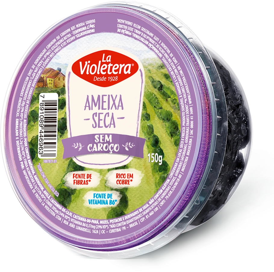 Ameixa Seca S/caroco Lavioletera 150g