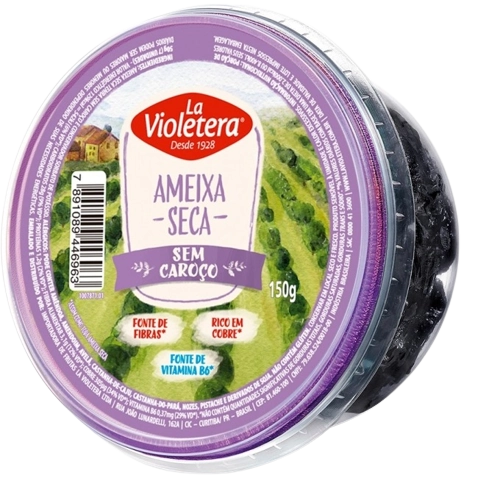 Ameixa Seca C/caroço La Violetera Pte 150g