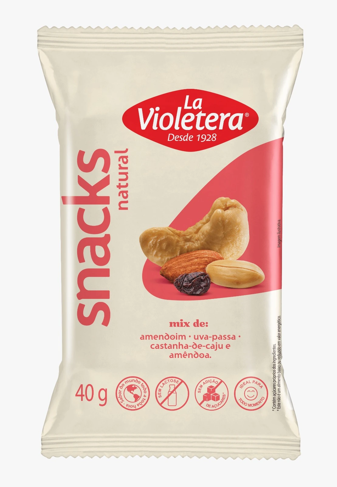 Snack Nootz Mix Natural La Violetera 40g