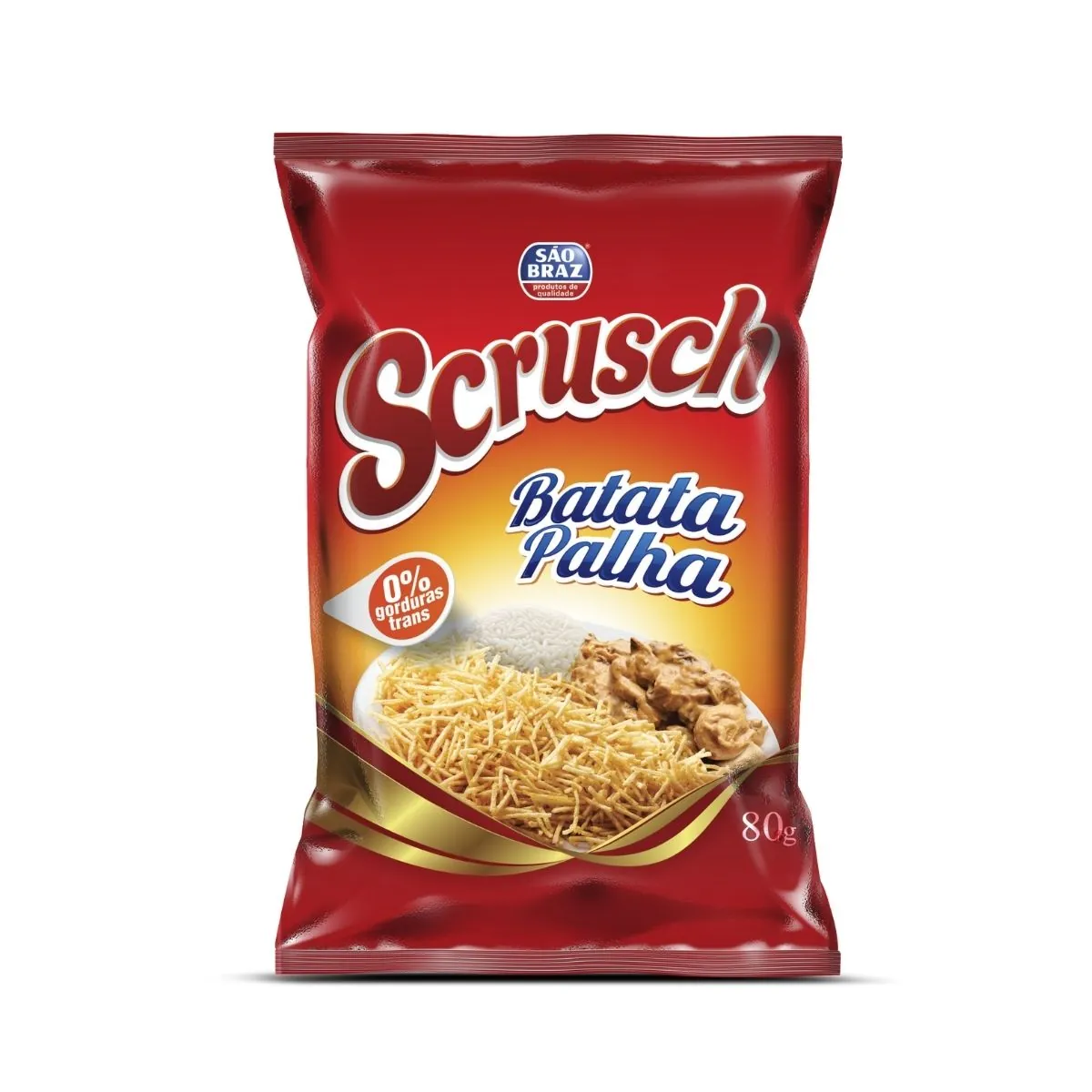 Batata Palha Scrush São Braz 80 g