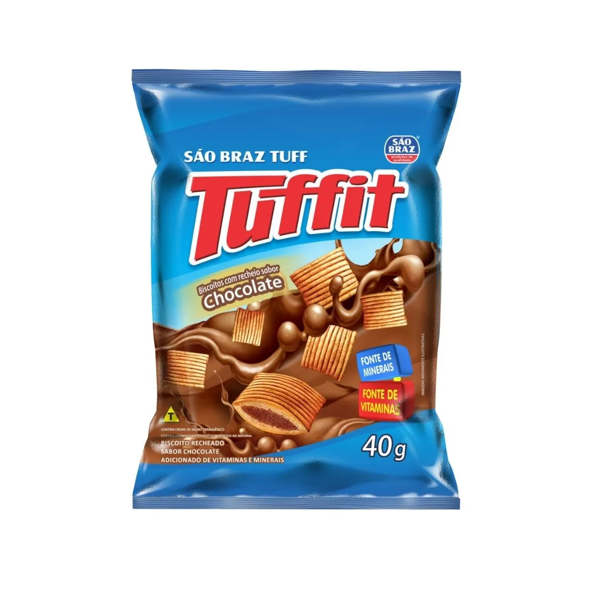 Mini Biscoito Tufs 40gr Chocolate Branco