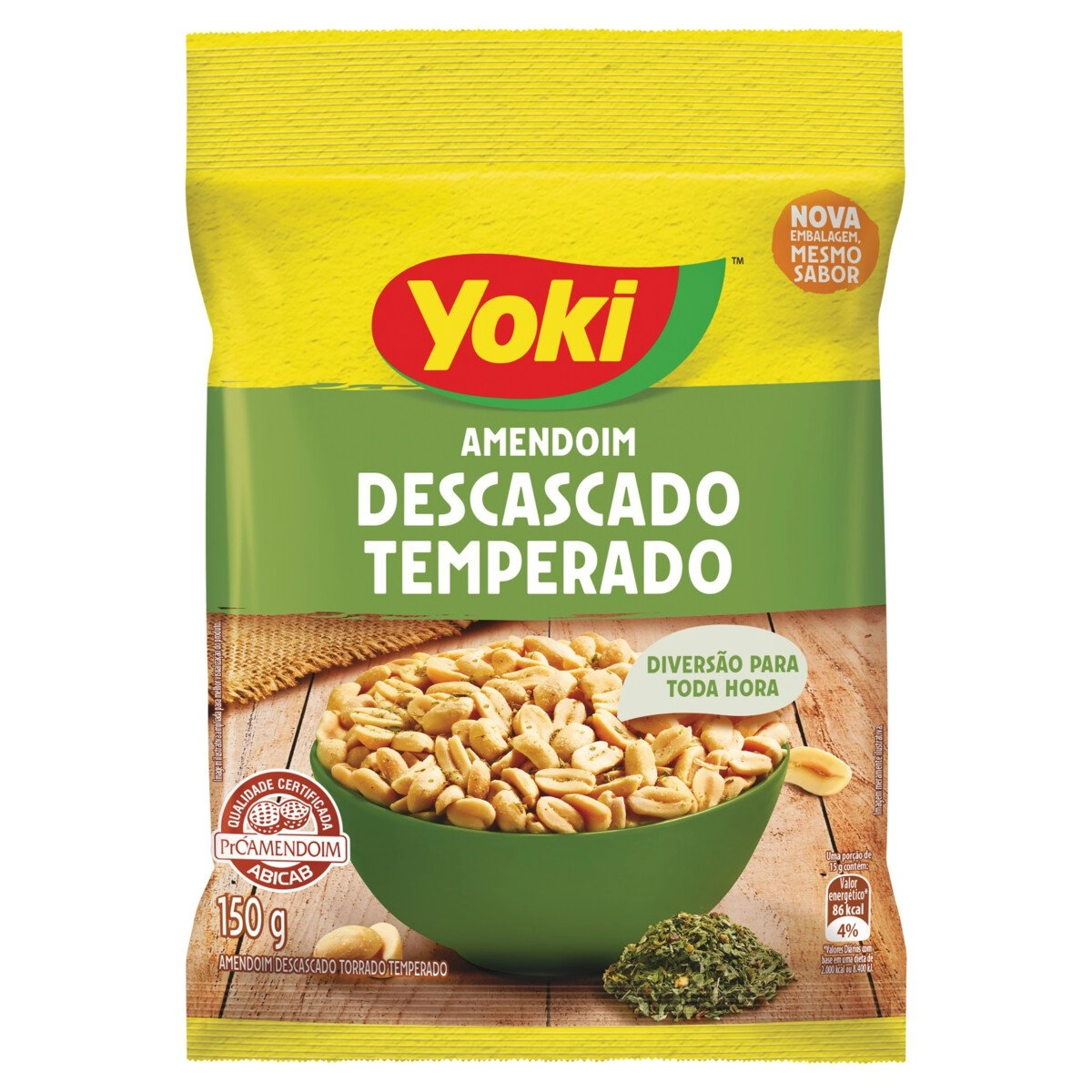Amendoim Temperado Yoki Pacote 150g