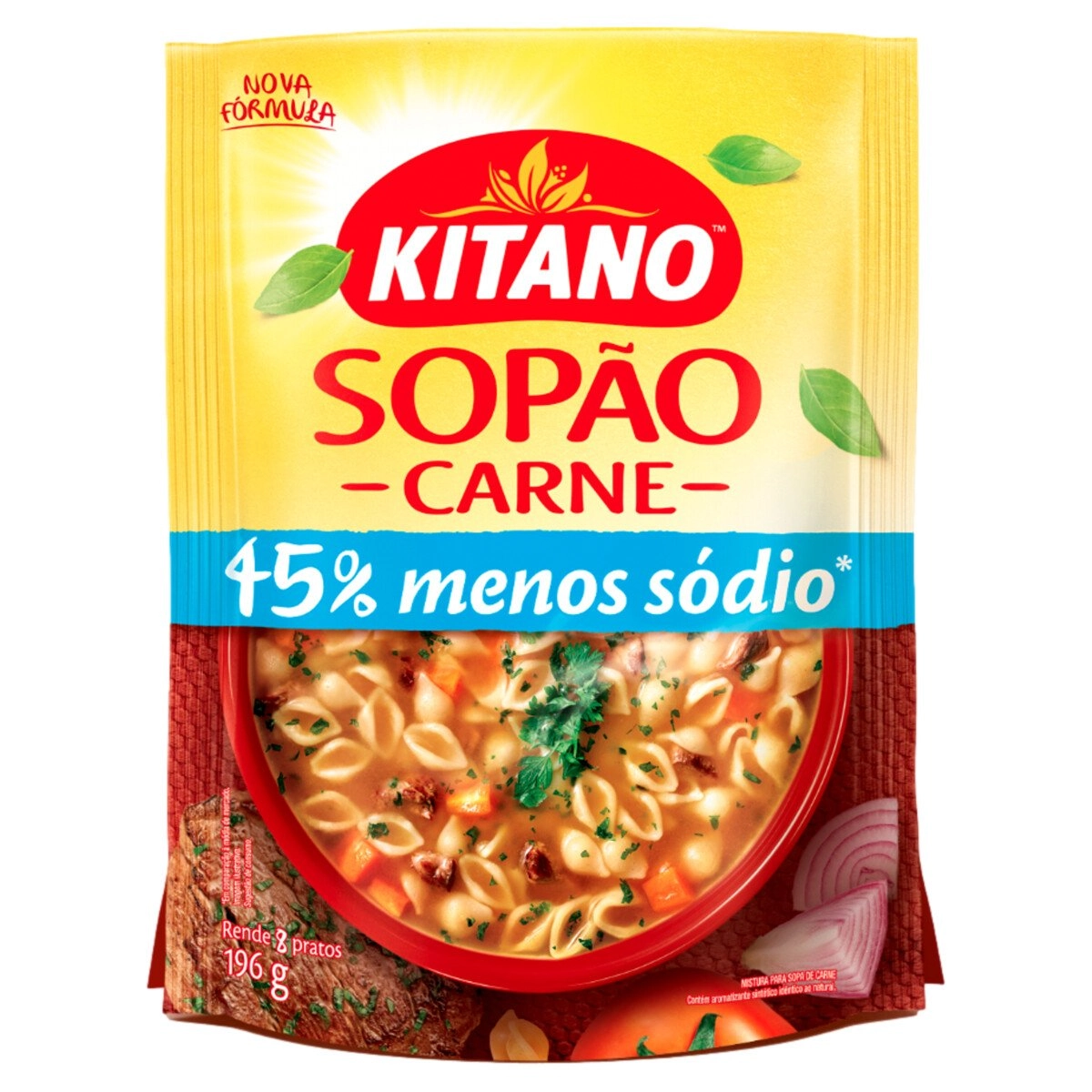 Sopão de Carne com Macarrão e Legumes KITANO 196g