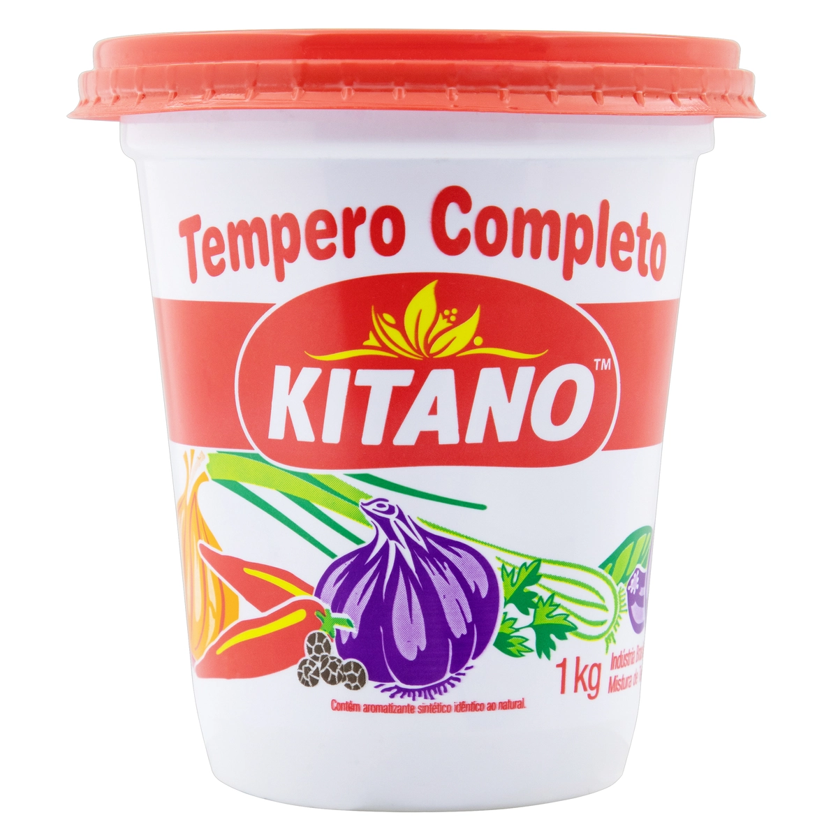 Tempero Completo Com Pimenta Kitano Pote 1kg