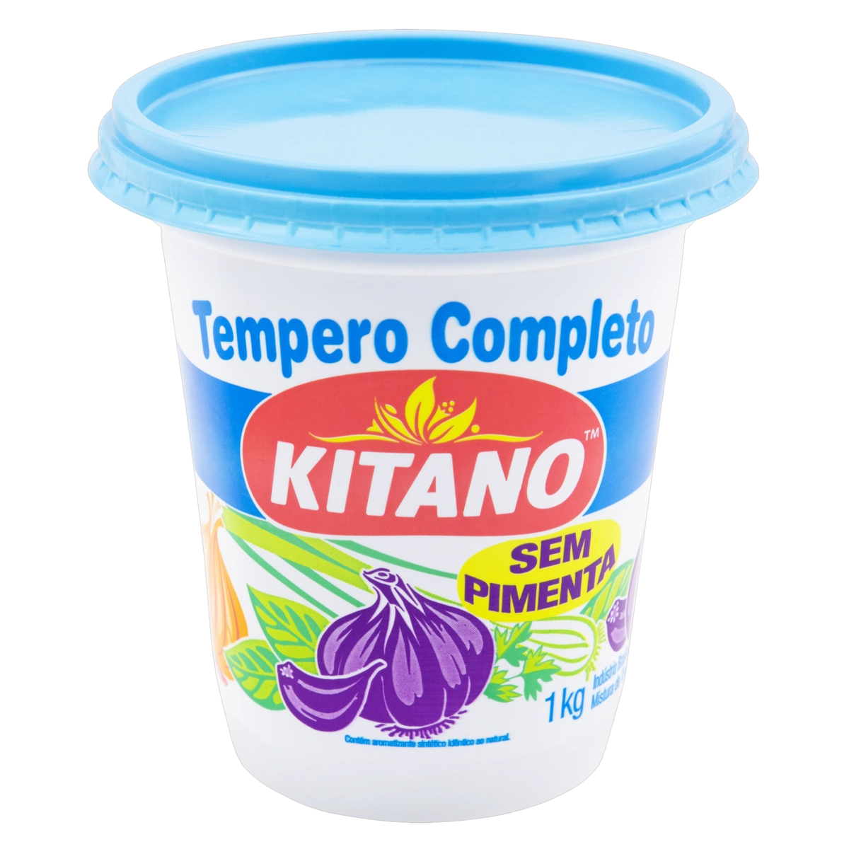 Tempero Completo Sem Pimenta Kitano Pote 1kg