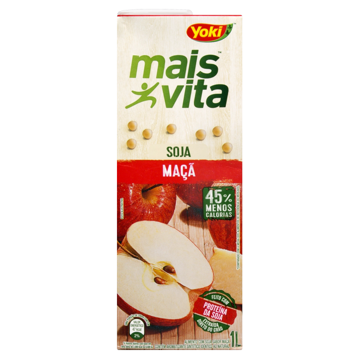 Bebida à Base De Soja Maçã Yoki Mais Vita Caixa 1l
