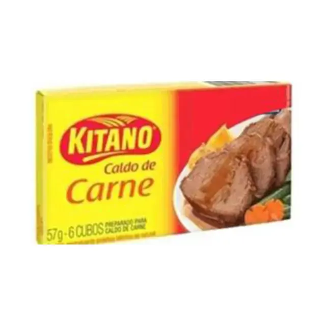 Caldo Tablete Carne Kitano Caixa 57g 6 Unidades