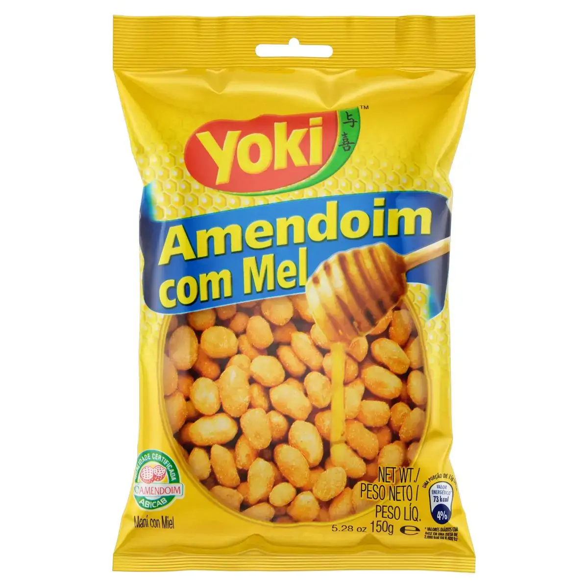 Amendoim com Mel YOKI Pacote 150g