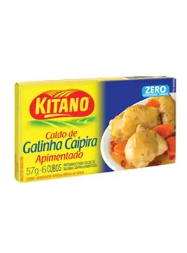 Kitano Caldo Tablete Galinha Caipira Apiment