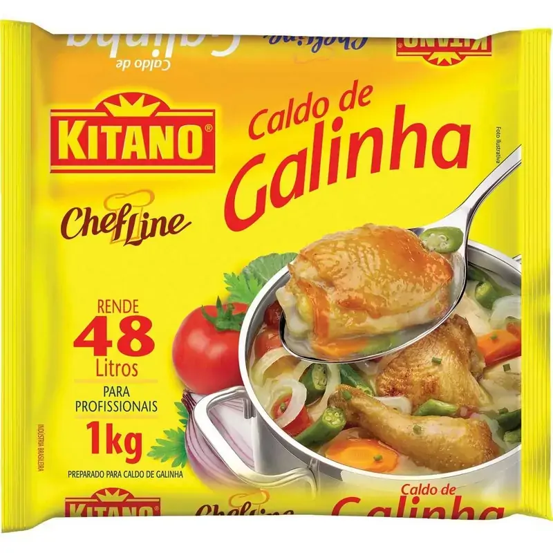 Caldo Pó Galinha Kitano Chef Line Pacote 1,01kg