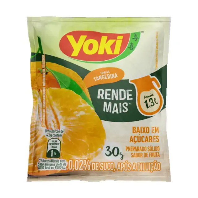 Refresco Em Pó Tangerina Yoki Pacote 30g