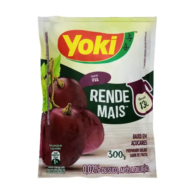 Refresco Em Pó Uva Yoki Pacote 30g