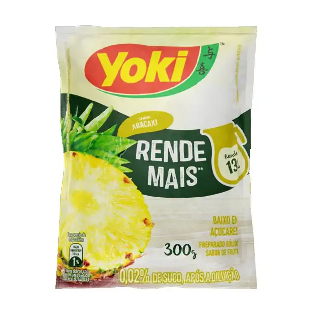 Refresco Em Pó Abacaxi Yoki Pacote 30g