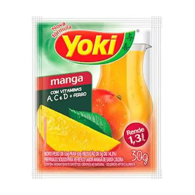 Refresco Em Pó Manga Yoki Pacote 30g