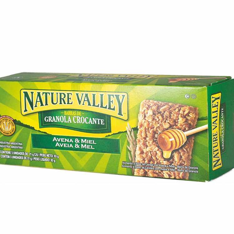 Barra Cereal Nature Valley C/3 Aveia/mel