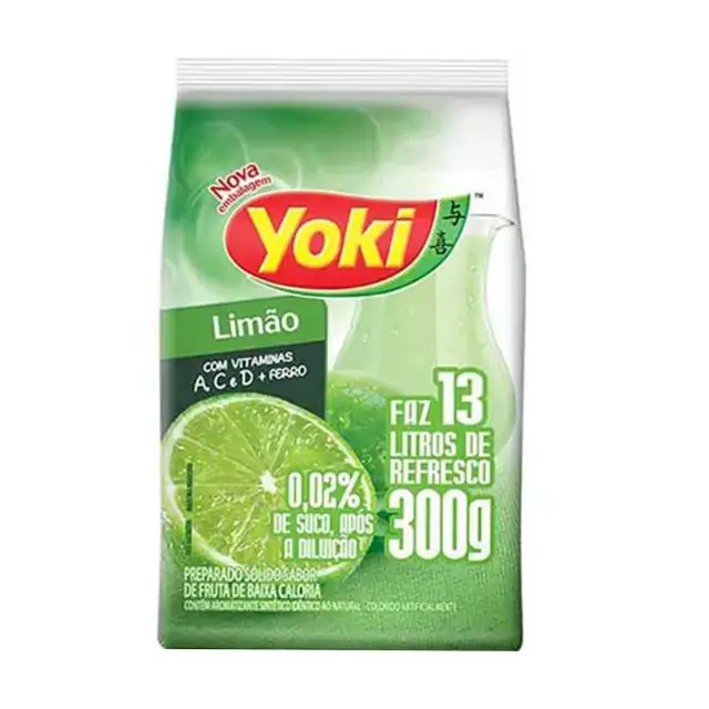 Refresco Em Pó Limão Yoki Pacote 300g