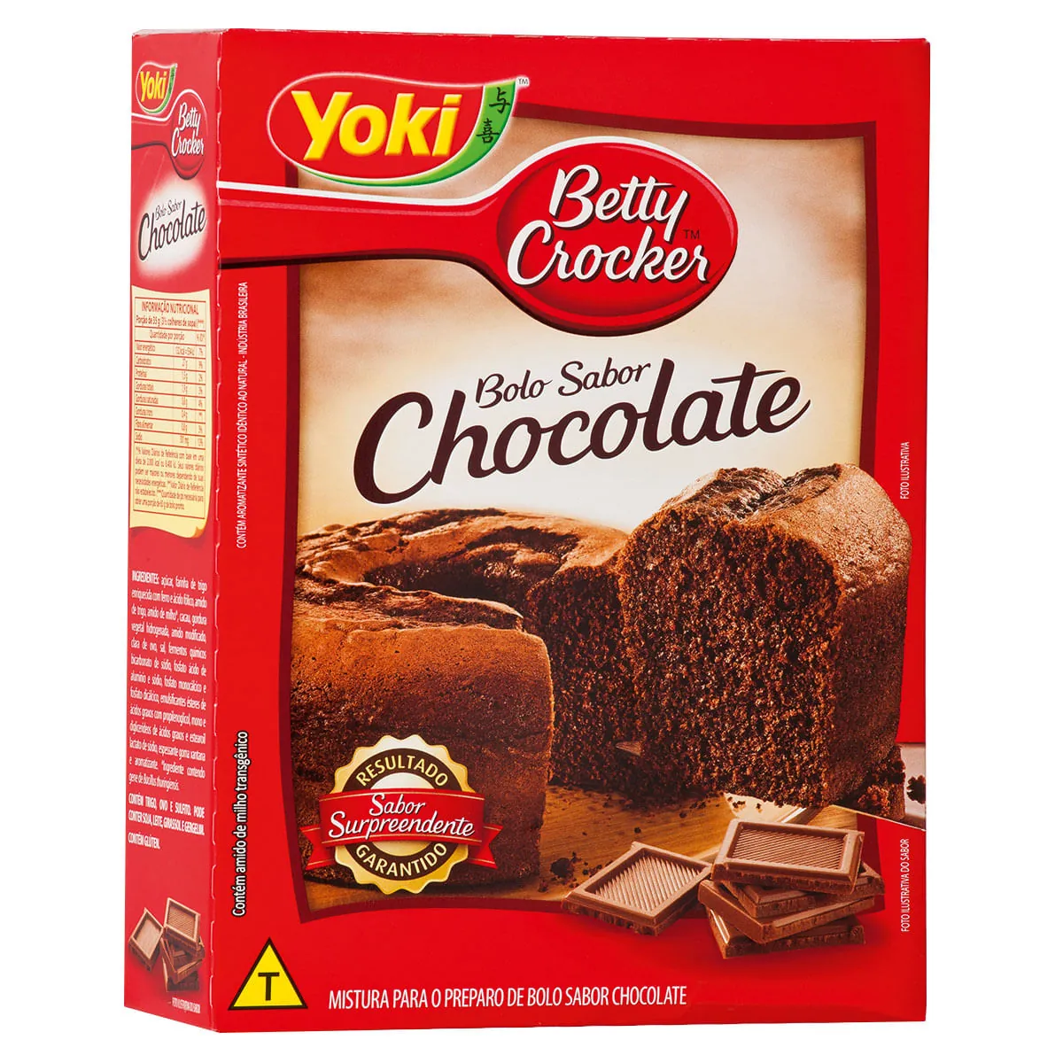 Mistura para Bolo Sabor Chocolate Betty Crocker YOKI 425g