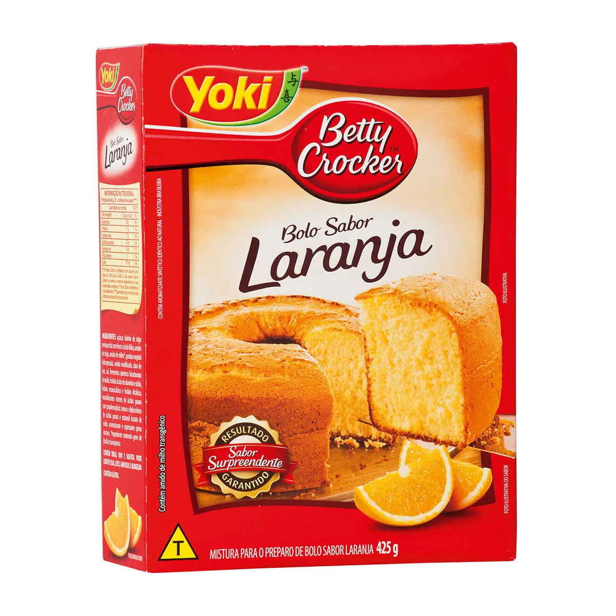 Mistura Para Bolo Laranja Yoki Betty Crocker Caixa 425g