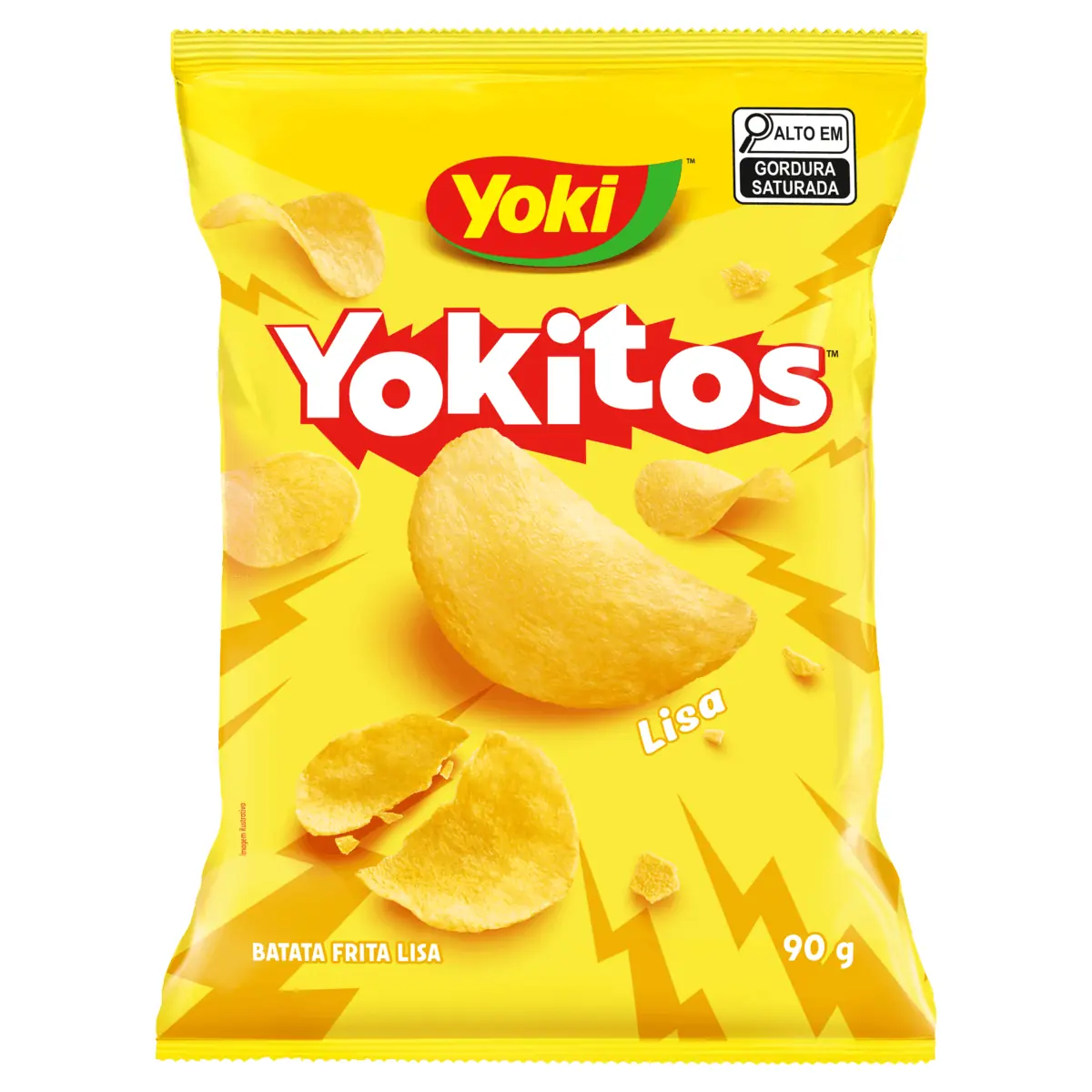 Batata Frita Lisa Clássica Yoki Yokitos Pacote 90g