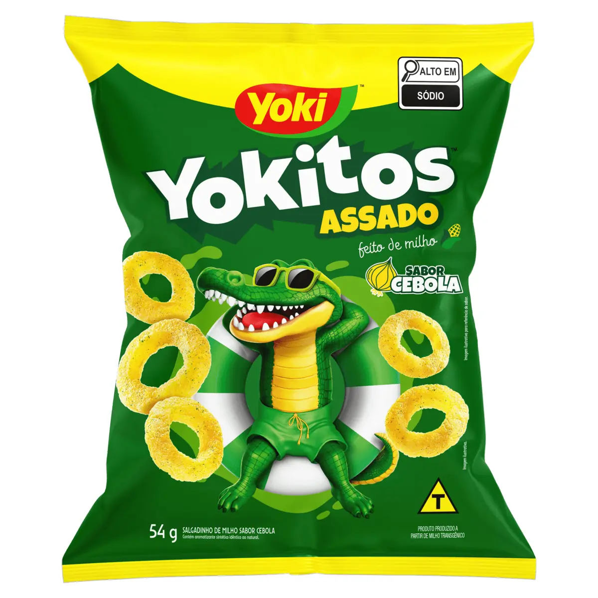 Salgadinho De Milho Anel Cebola Yoki Yokitos Pacote 54g
