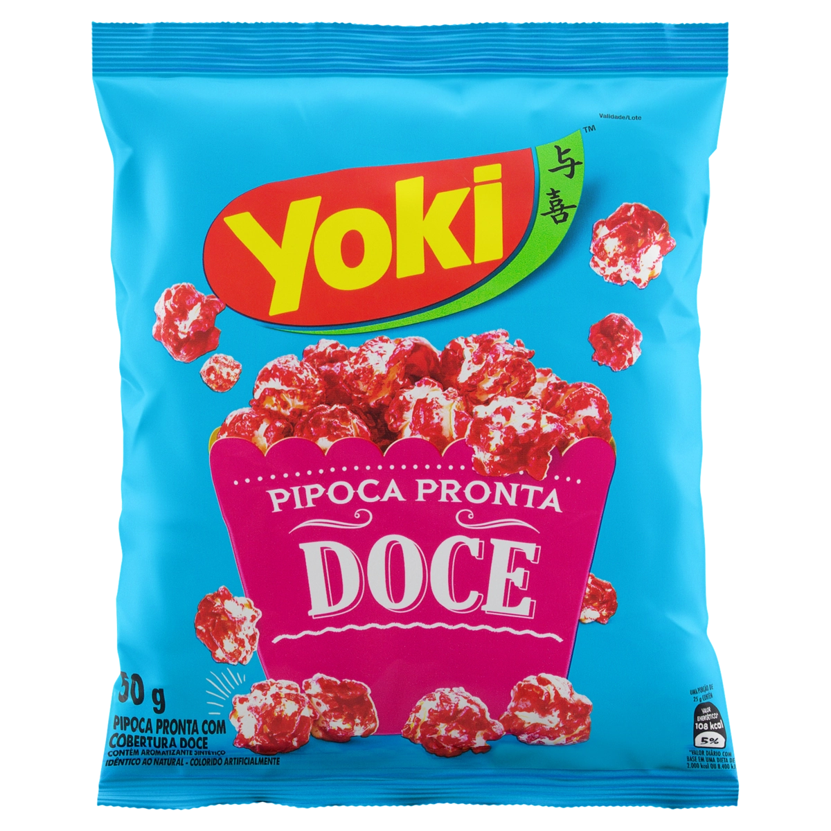 Pipoca Pronta Doce Yoki Pacote 50g