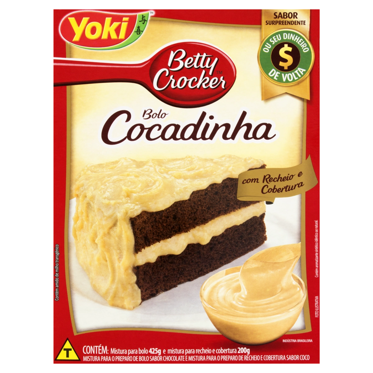 Mistura Para Bolo Cocadinha Yoki Betty Crocker Caixa 625g