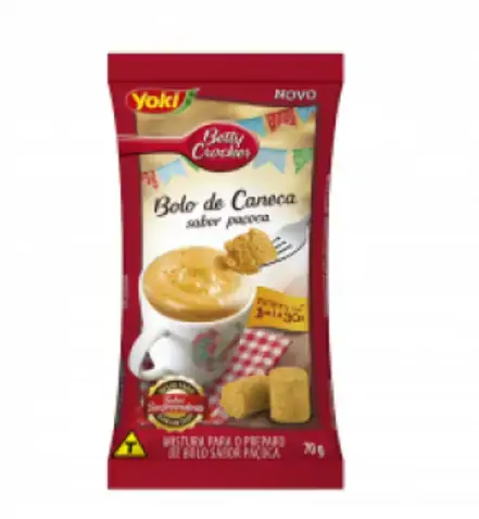 Bolo Caneca Yoki Pacoca