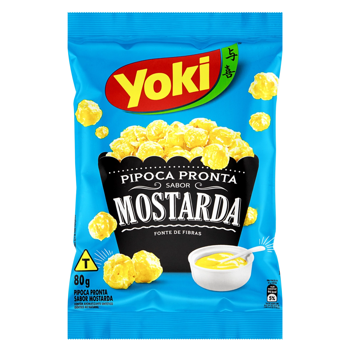 Pipoca Pronta Mostarda Yoki Pacote 80g