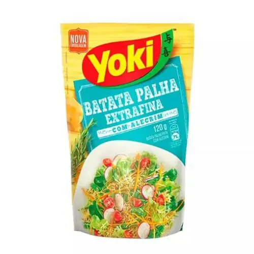 Batata Palha Yoki 120g Extra Fina Alecrim