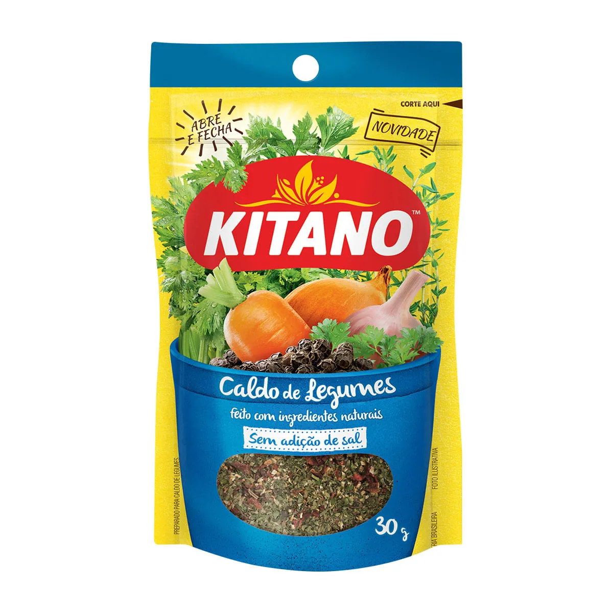 Caldo Natural de Legumes KITANO 30g