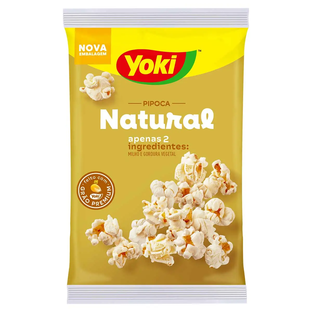 Pipoca Micro Yoki PopCorn Natural 50G