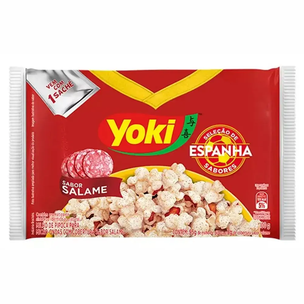 Pipoca P/micro Yoki Salame 100g