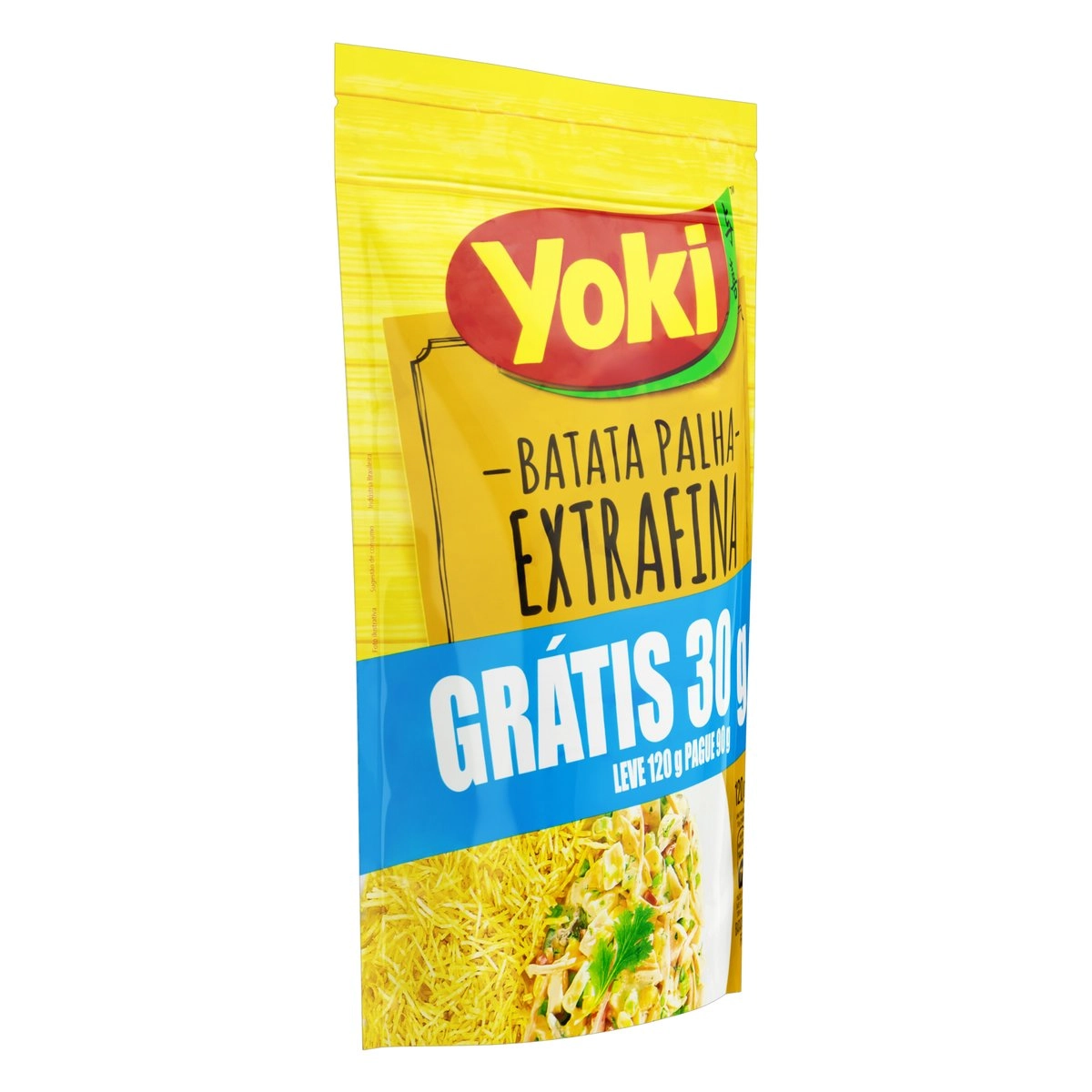 Batata Palha Extrafina Yoki Sachê Leve 120g Pague 90g
