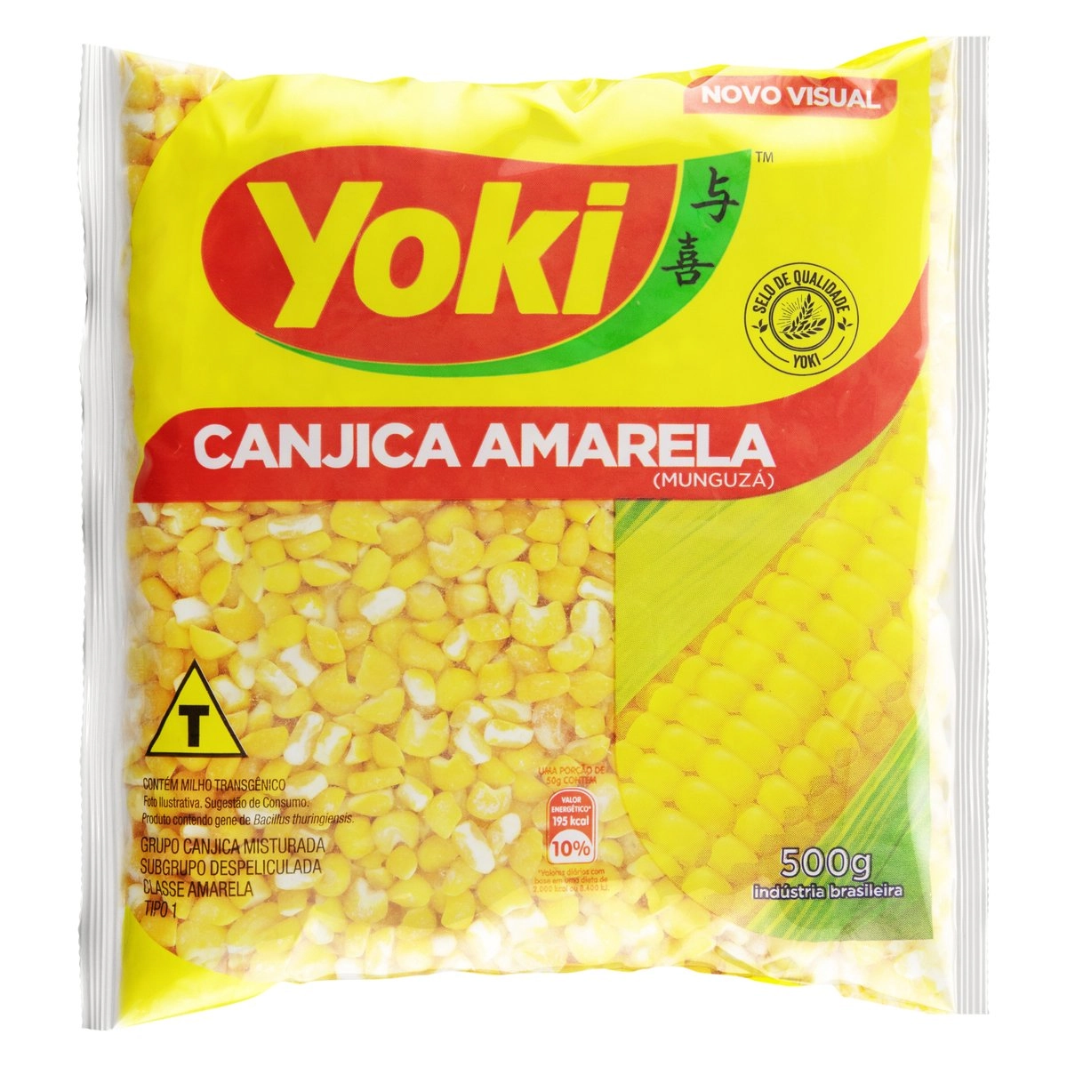 Milho para Canjica Amarela YOKI Pacote 500g