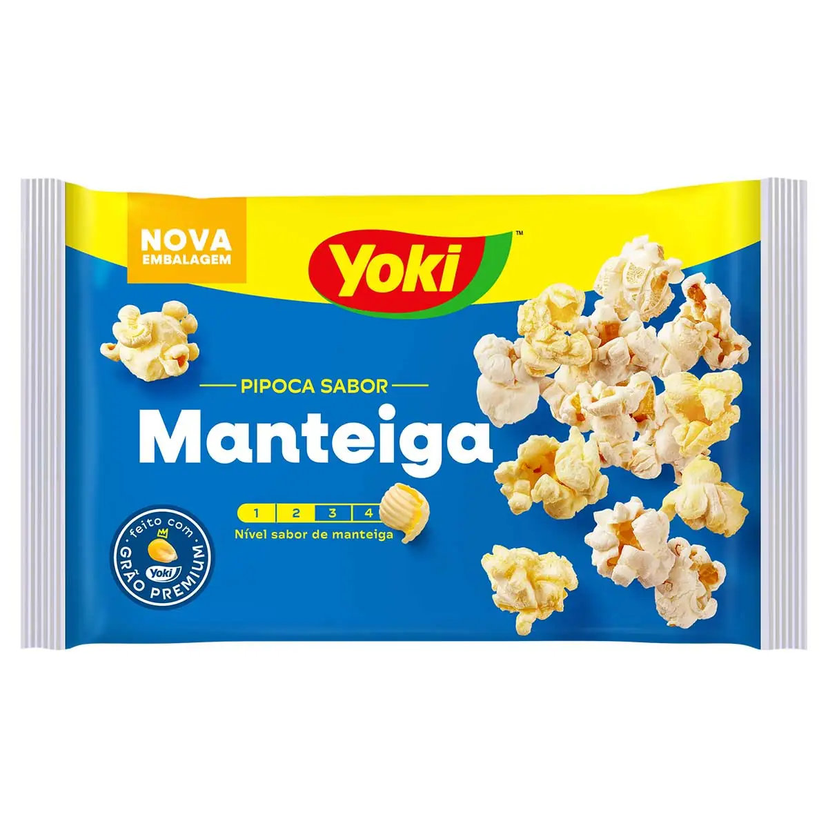 Pipoca para Micro-Ondas Manteiga Yoki Pacote 100g