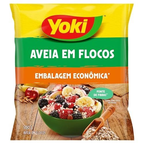 Aveia Em Flocos Yoki Pacote 500g Embalagem Econômica