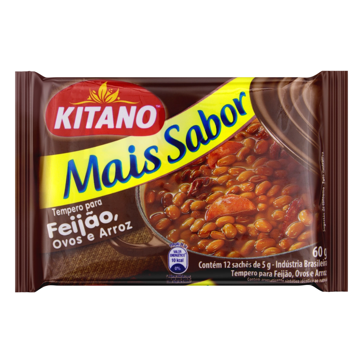 Tempero para Feijão Mais Sabor KITANO Pacote 60g