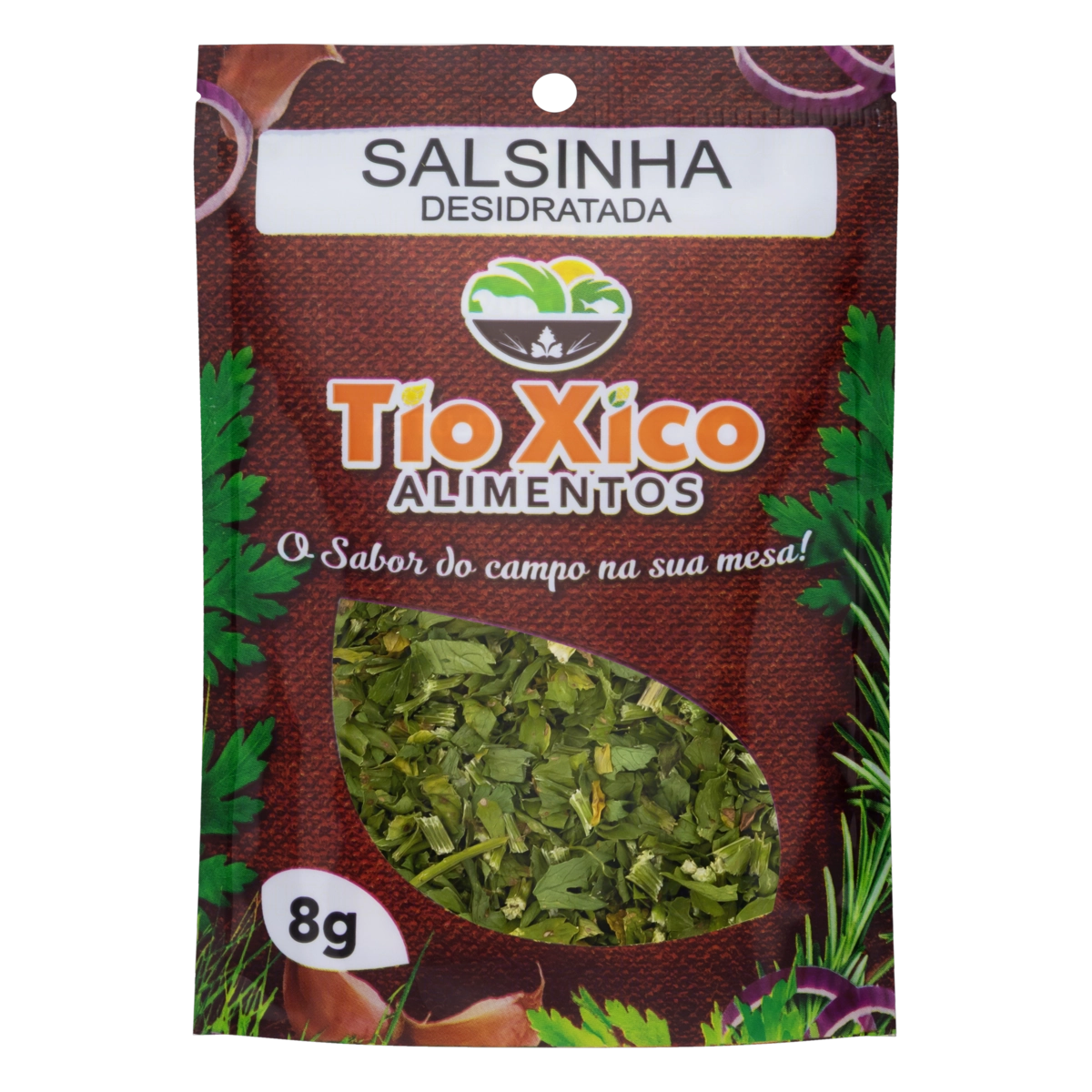 Salsinha Desidratada Tio Xico Alimentos Pacote 8g