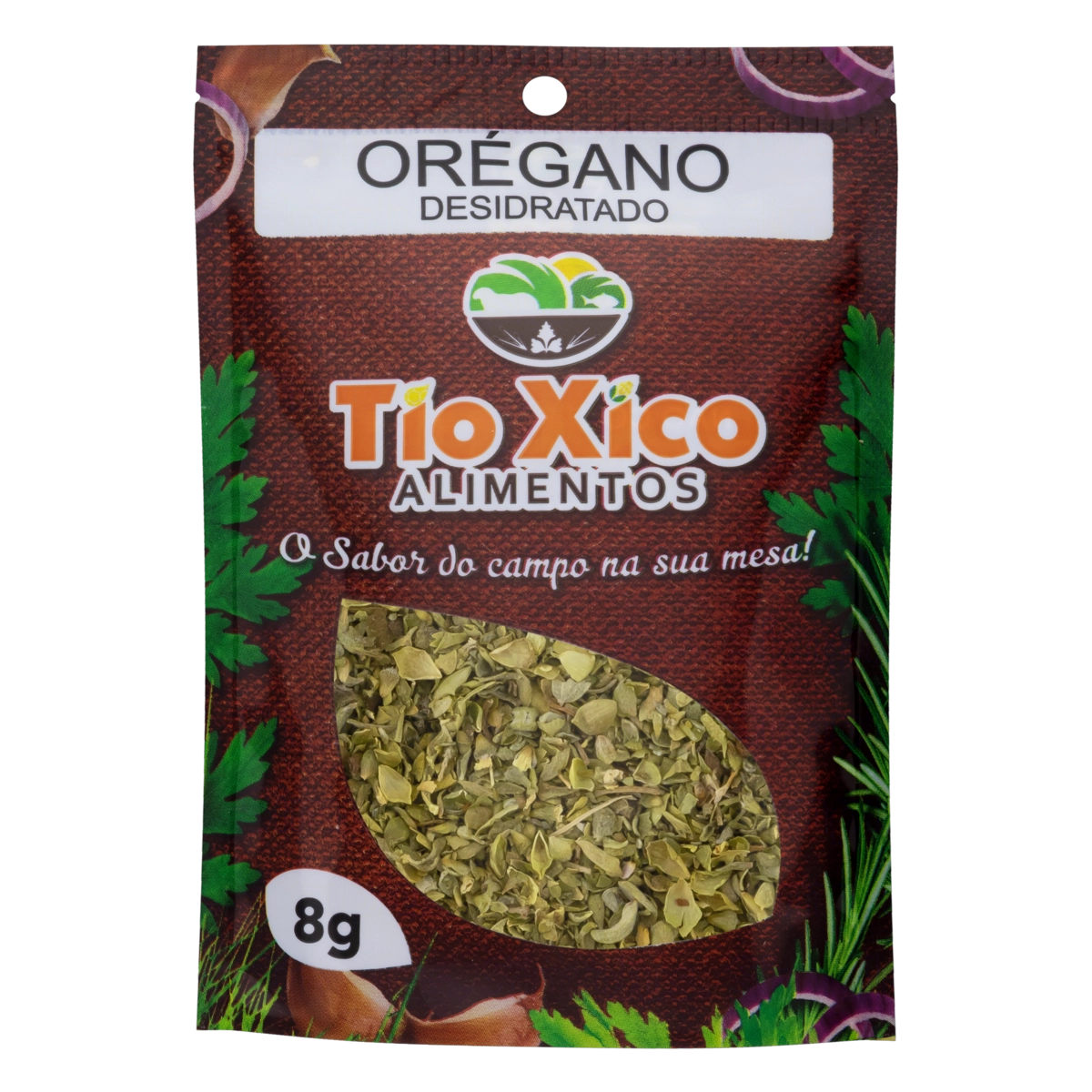 Orégano Desidratado Tio Xico Alimentos Pacote 8g