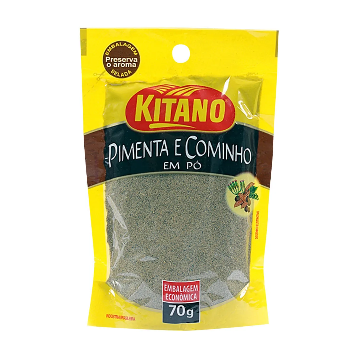 Pimenta e Cominho em Pó KITANO Pacote 70g